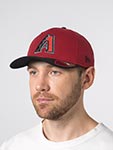 Бейсболка NEW ERA арт. 60646824 Arizona Diamondbacks MLB (красный / черный)